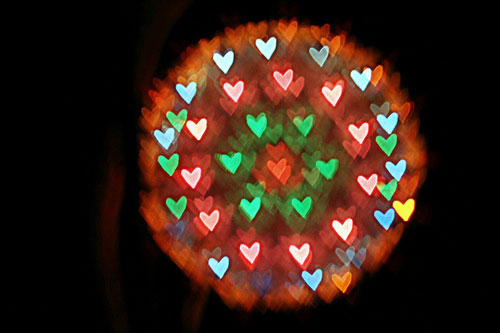 Bokeh Hearts