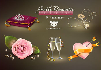 Free Gentle Romantic Icons