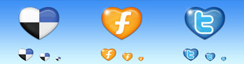 37 Sweet Social Media Icons