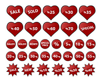 Discount Sales And Letterhead Vector