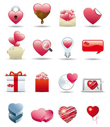 Heart Icon Set
