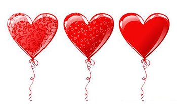 Heart shaped balloon