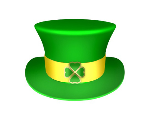 leprechaun green hat Leprechaun Green Hat With Shamrock