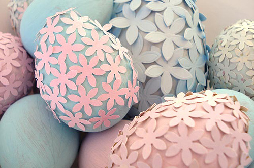 Pretty Paper Flower Eggs