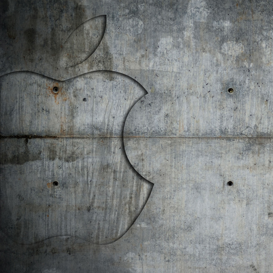 concrete apple